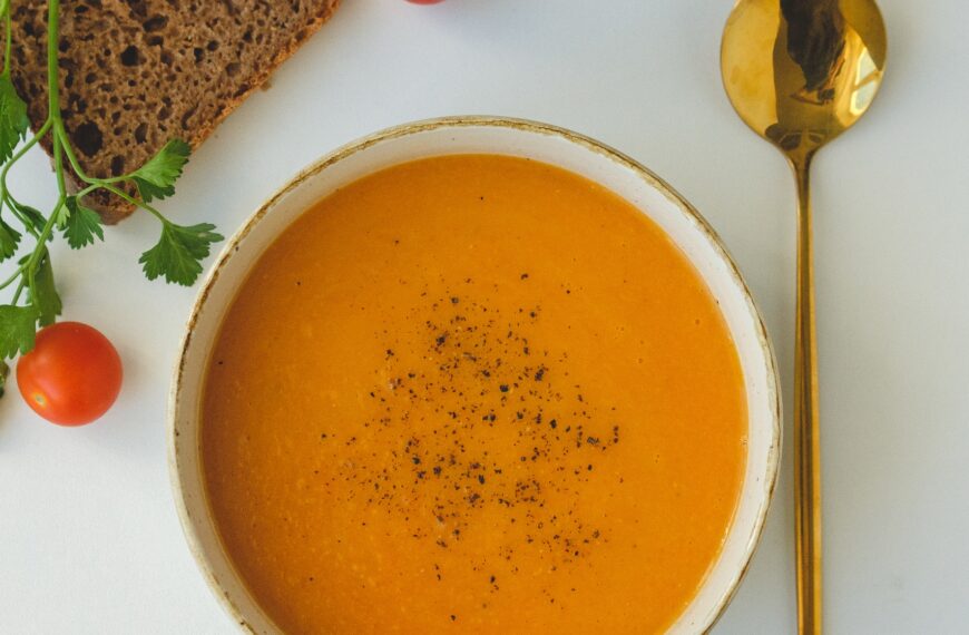 Морковный суп-пюре с чечевицей