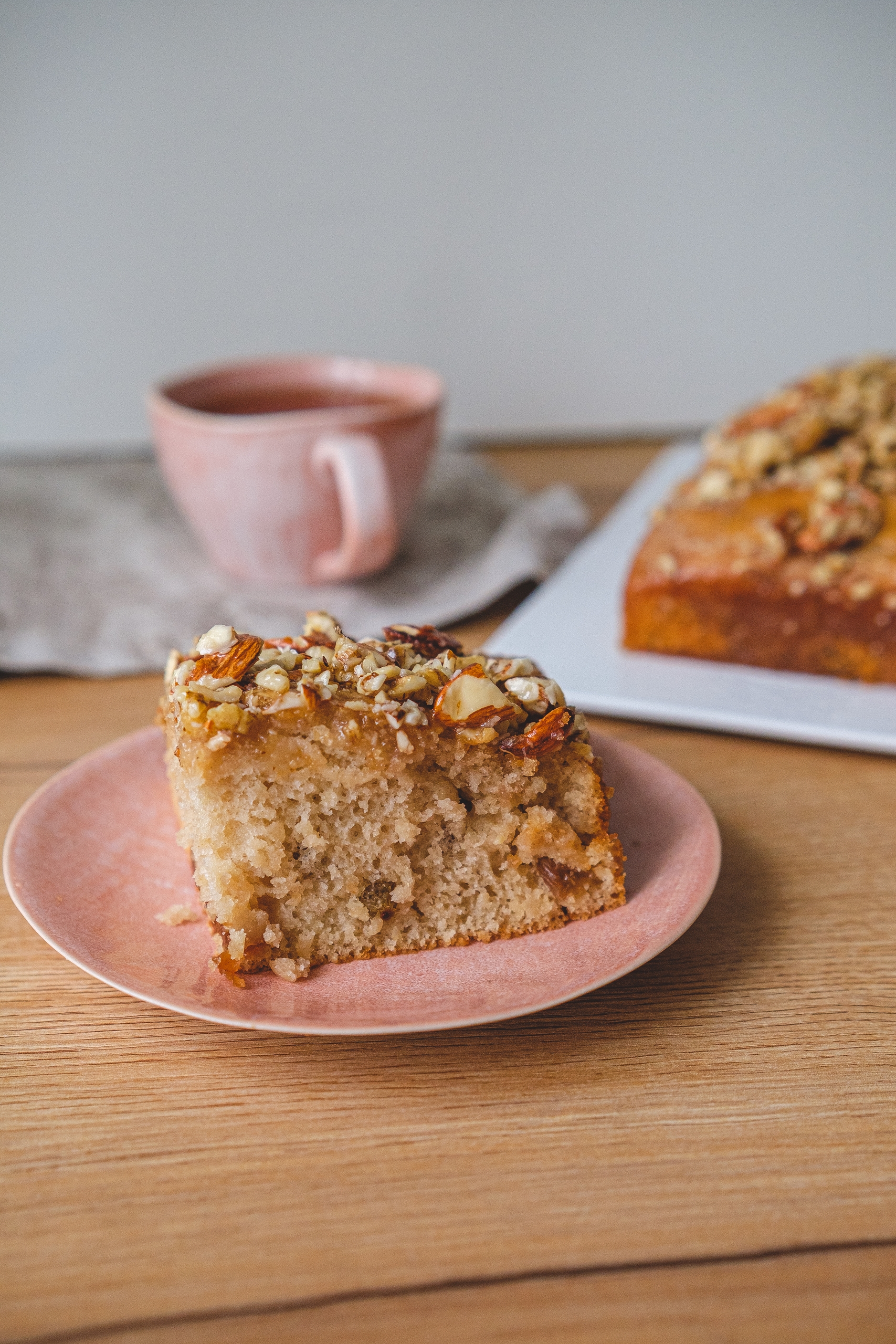 Постный пирог с орехами в сиропе1