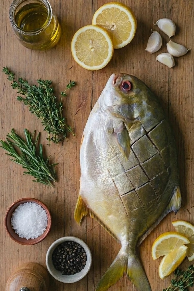 Запеченный помпано1